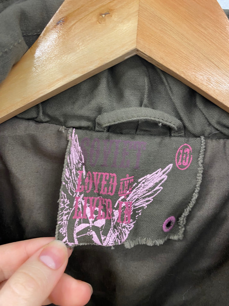 Fabulous Soviet Loved And Lived In Y2K Vintage 1990s Jacket UK10 BT001