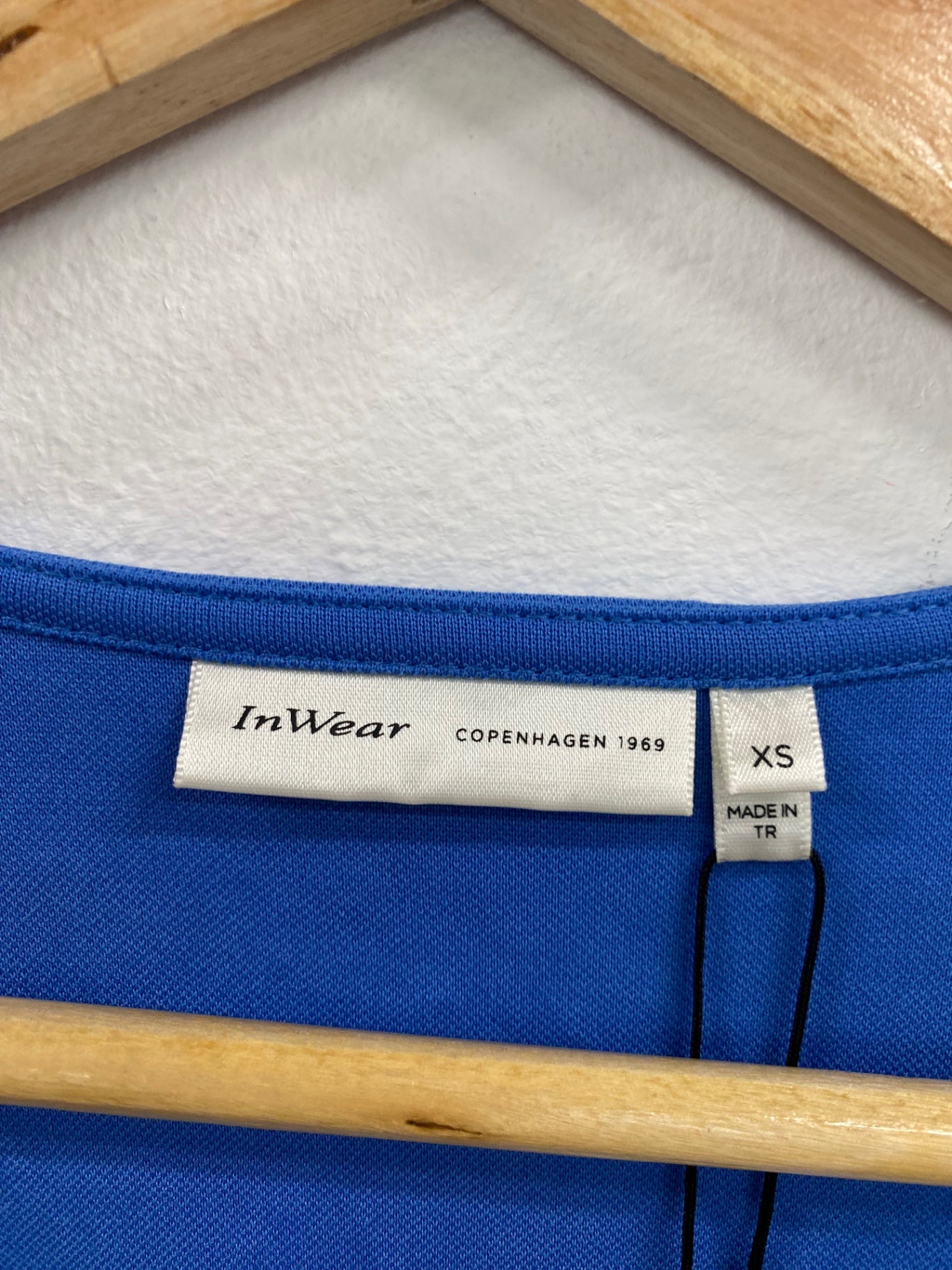 Fabulous InWear Royal Blue Catjal Wrap Dress UK XS CD001