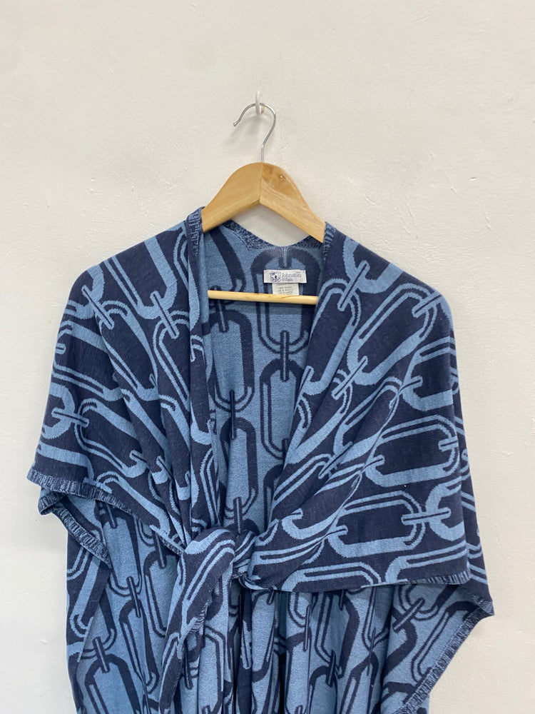 Fabulous Johnson’s of Elgin Shawl One size Blue chain CD001