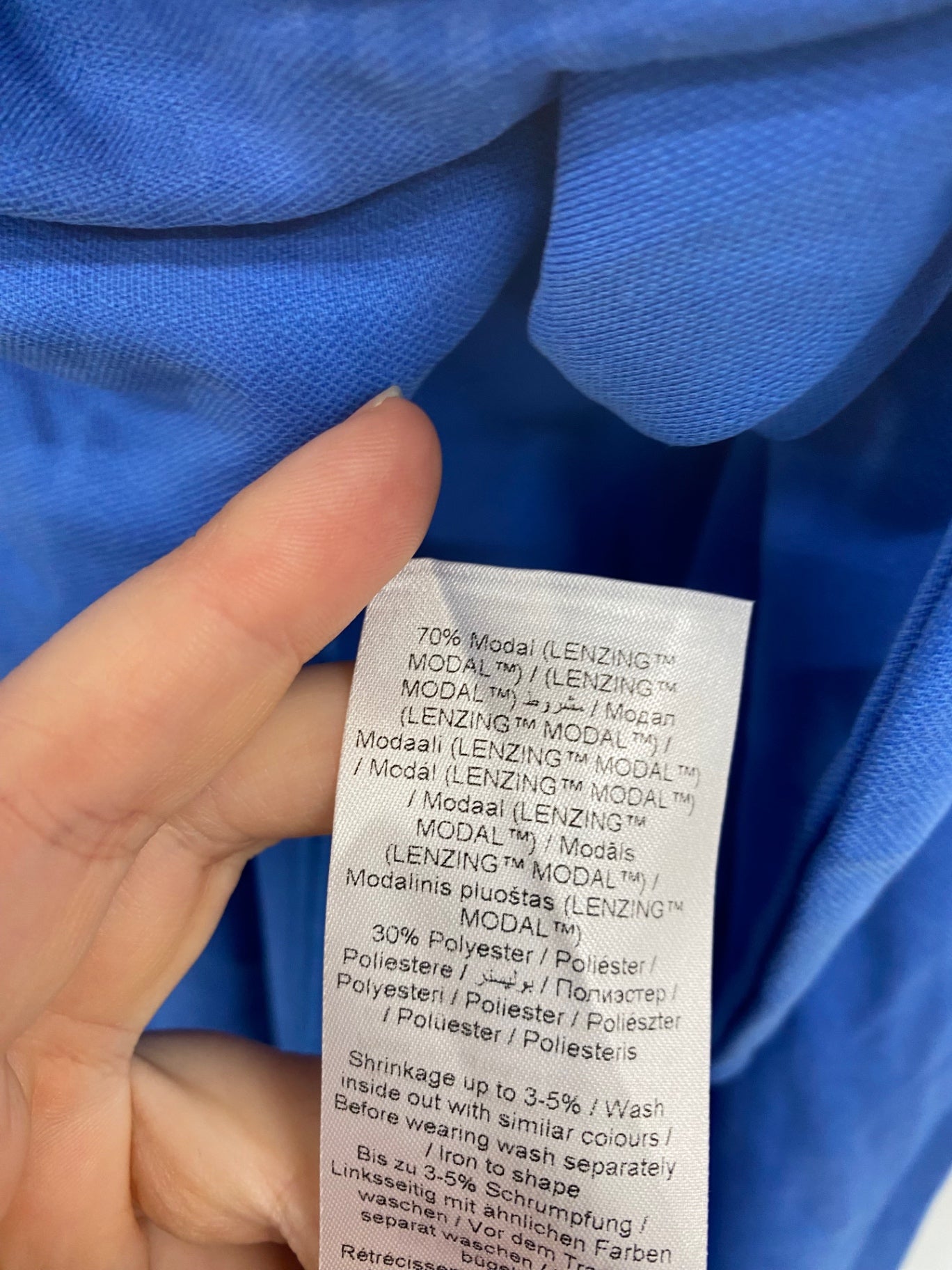 Fabulous InWear Royal Blue Catjal Wrap Dress UK XS CD001