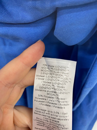 Fabulous InWear Royal Blue Catjal Wrap Dress UK XS CD001