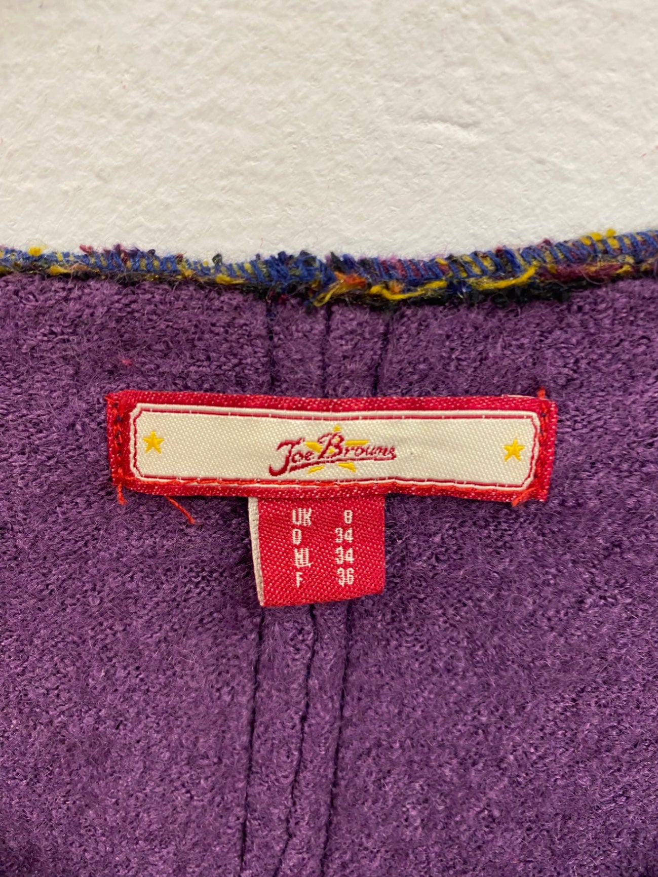 Fabulous Joe Browns Purple Longline Cardigan UK8 MM005