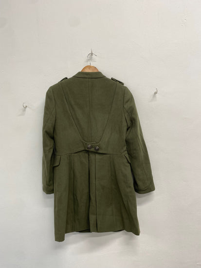 Fabulous Joe browns Military Jacket UK 8 Khaki wool blend BT001