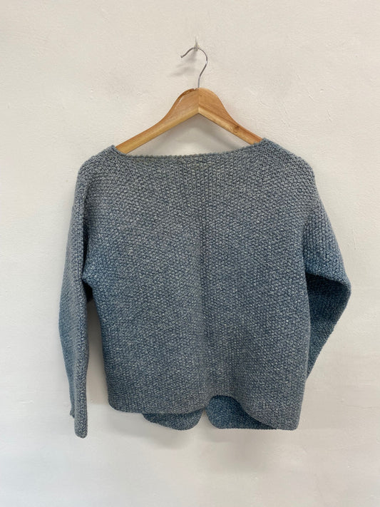 Fabulous Pachamama London Blue Asymmetric Sweater One Size MM005