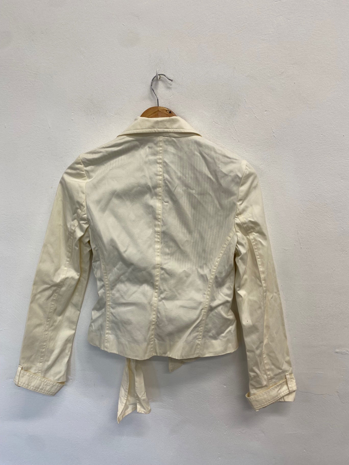 Fabulous y2k crop Full circle Blazer UK S Butter yellow BT001