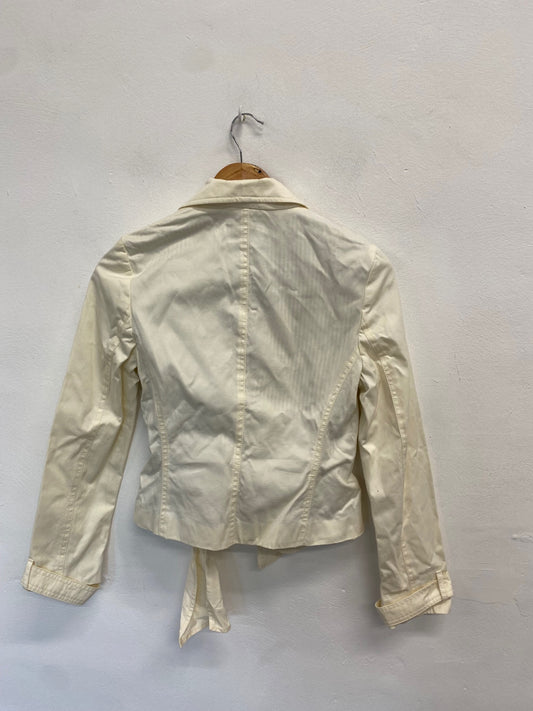 Fabulous y2k crop Full circle Blazer UK S Butter yellow BT001