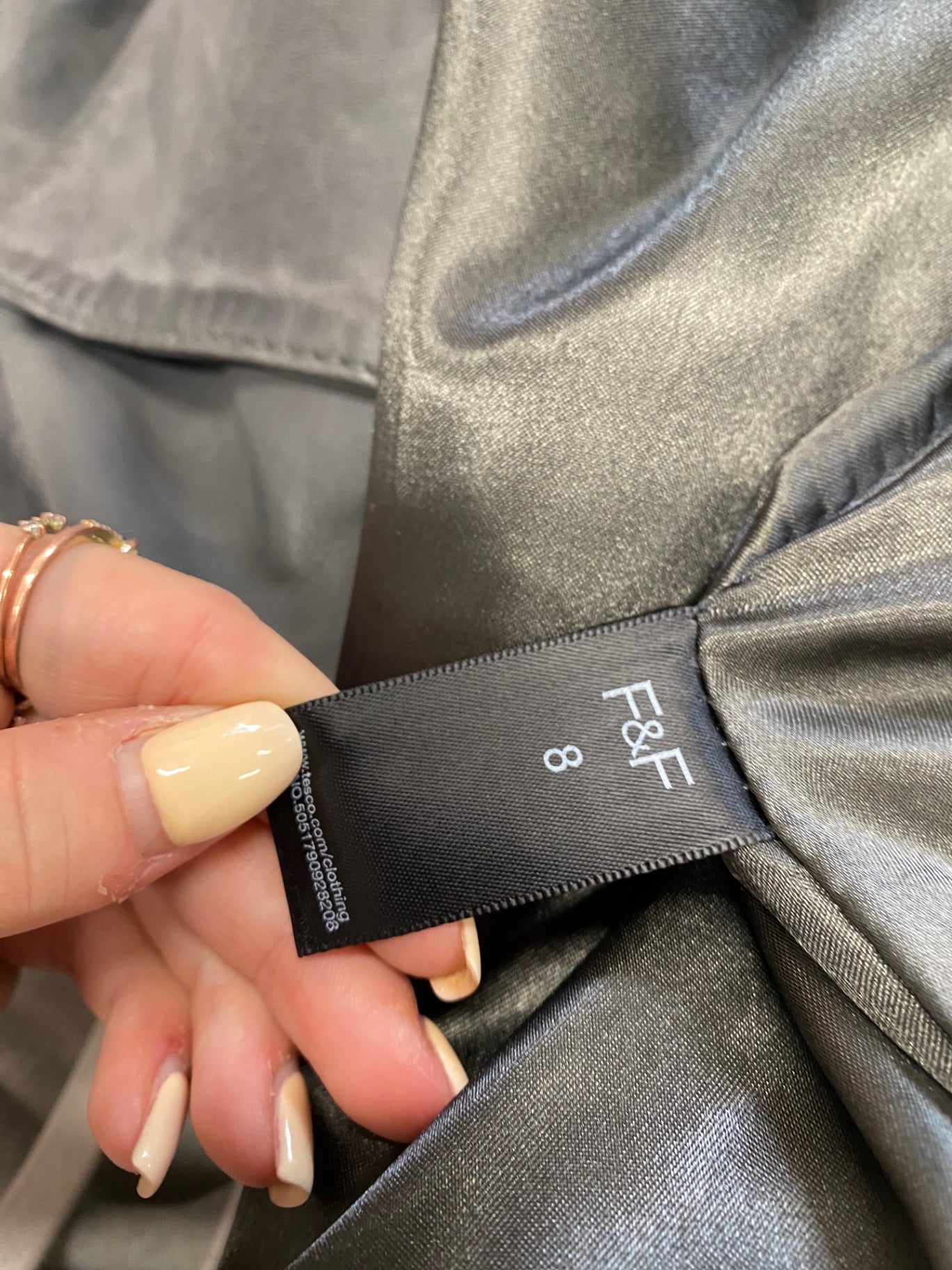 Fabulous F&F Collection y2k Leather jacket Uk 8 Black BT001