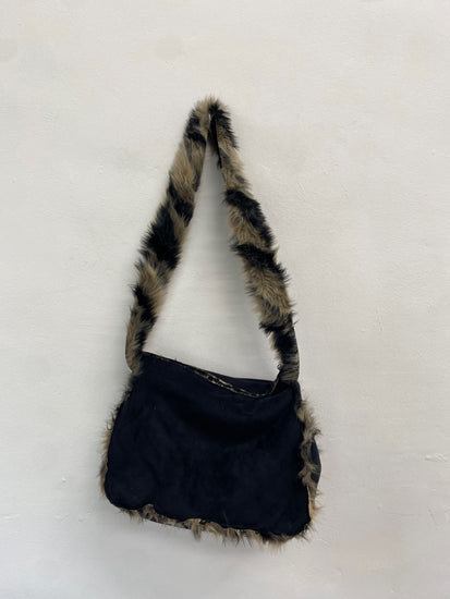 Fabulous Dents 1777 vintage y2k Bag One size Black animal print BT001