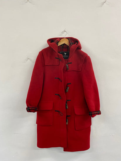 Fabulous John Partridge Vintage Y2K Red Duffle Coat UK8-10 BT001