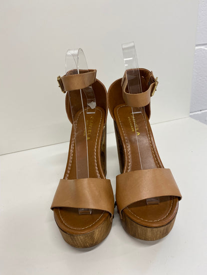 Fabulous Carvela by Kurt Geiger leather clog Sandals UK3 Tan stunning new BT001