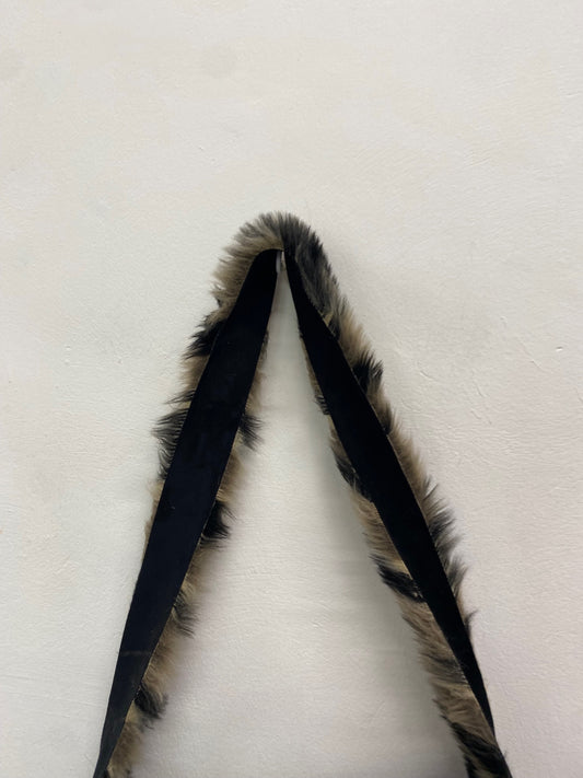 Fabulous Dents 1777 vintage y2k Bag One size Black animal print BT001