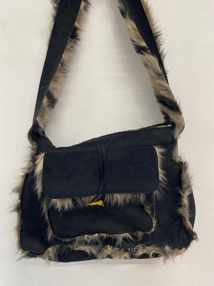 Fabulous Dents 1777 vintage y2k Bag One size Black animal print BT001