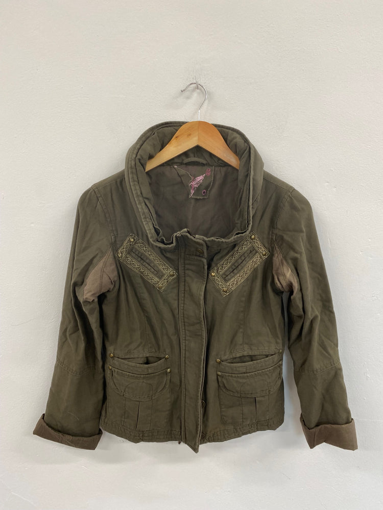 Fabulous Soviet Loved And Lived In Y2K Vintage 1990s Jacket UK10 BT001