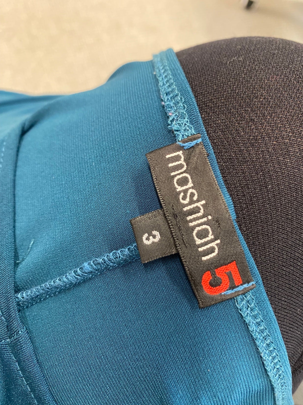 Fabulous Mashiah Dress UK 14 Teal asymetric floaty CE060