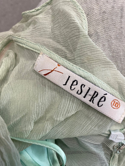 Fabulous JESIRE Dress UK10 Mint Green beaded ethereal FS128