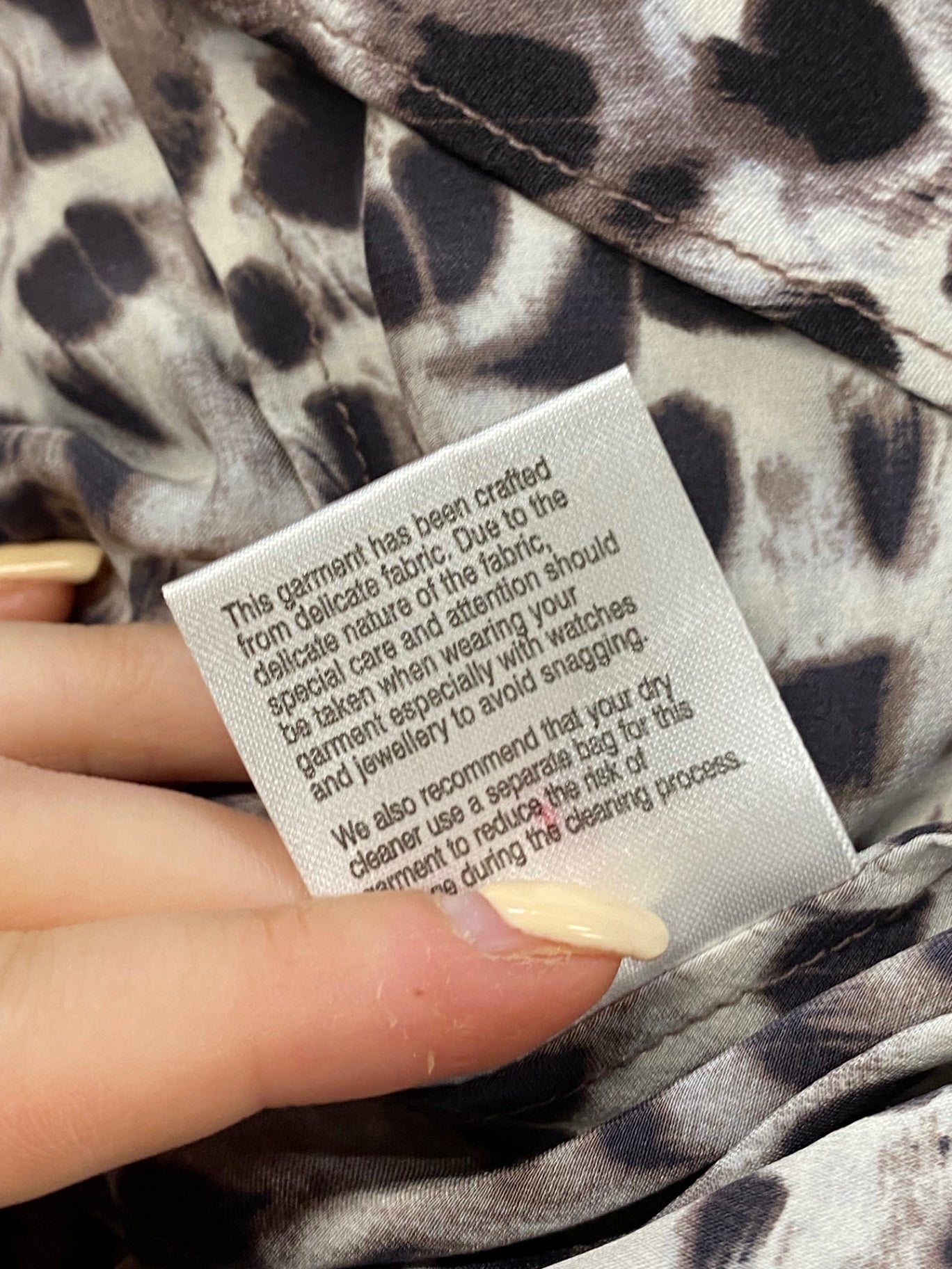 Fabulous Fenn Wright Manson Dress Uk 8 Leopard Print feathered FS128