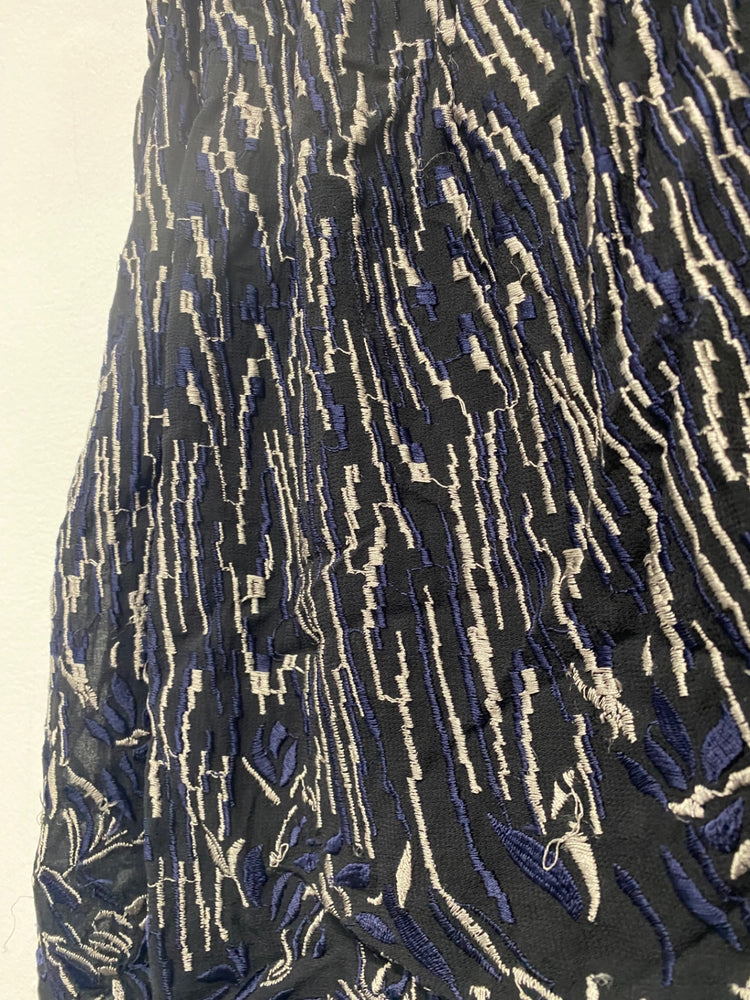 Fabulous All Saints Philomena Sidney mini Skirt UK10 Black Embroidered boho LJ446