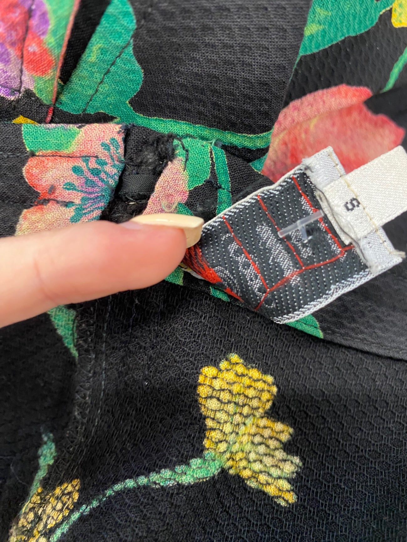 Fabulous Emanuel ungaro Dress UK 10 Floral peplum 1980s retro LJ446