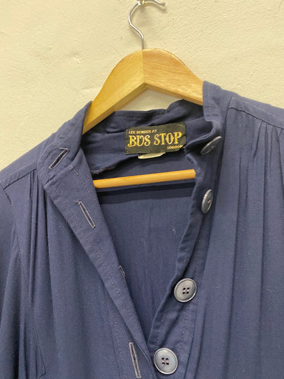 Fabulous vintage Lee Bender at Bus Stop classic fit & Flare Dress Uk8 Navy Blue BT00