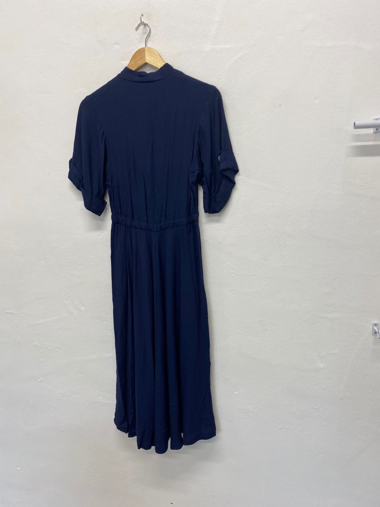 Fabulous vintage Lee Bender at Bus Stop classic fit & Flare Dress Uk8 Navy Blue BT00