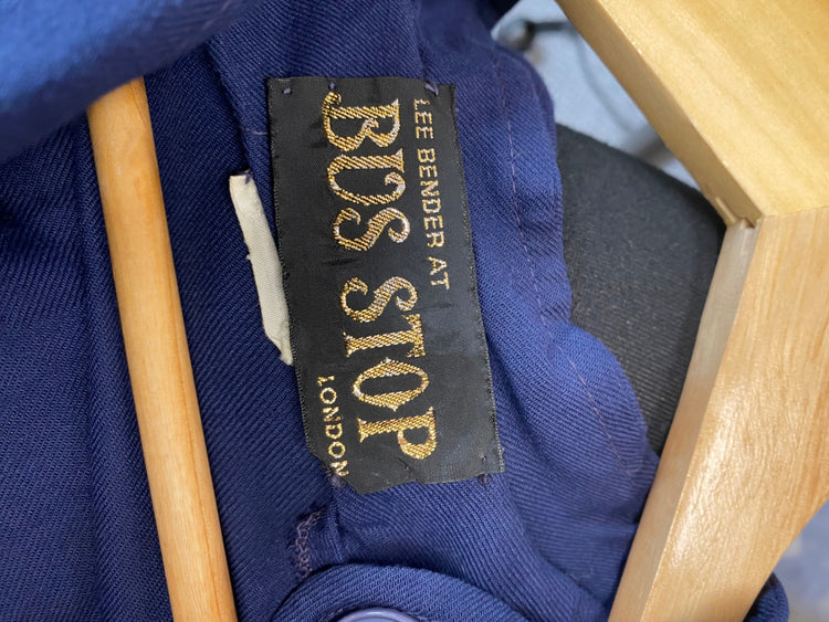 Fabulous vintage Lee Bender at Bus Stop classic fit & Flare Dress Uk8 Navy Blue BT00