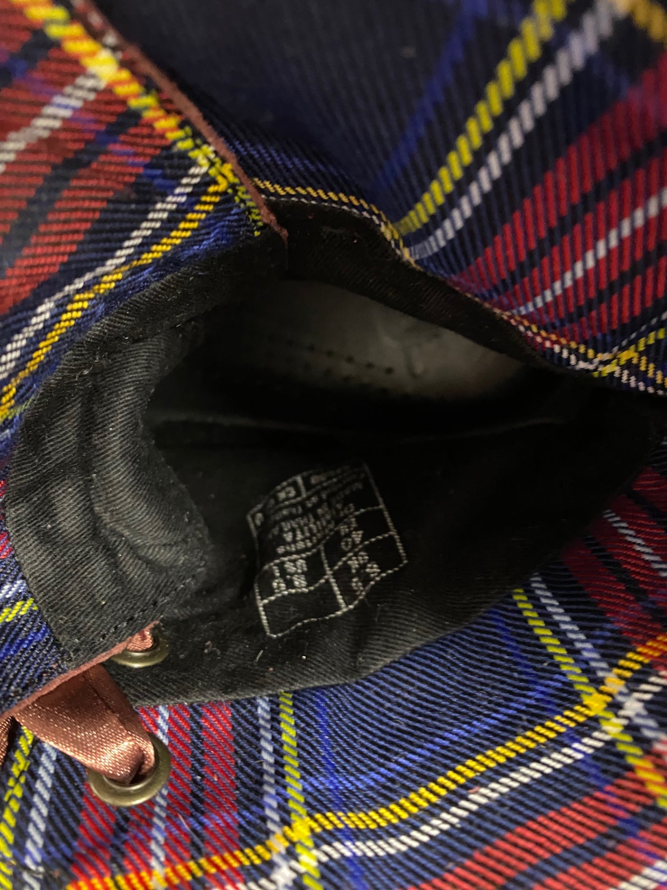 Fabulous Dr Martens AiMilitia blood brown Boots UK6.5 ribbon stunning LJ446