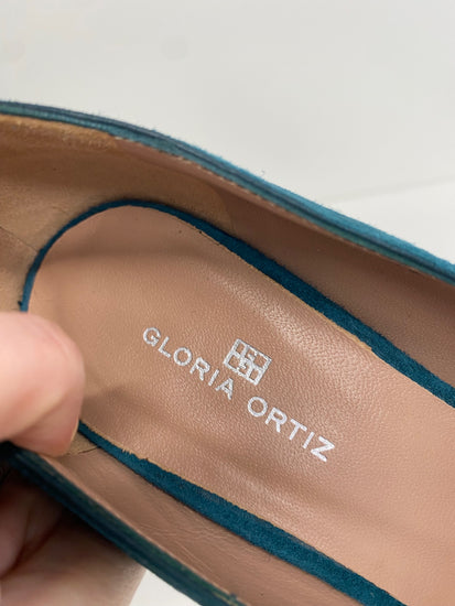 Fabulous Gloria ortiz Heels Uk 6 Teal jewel MW001