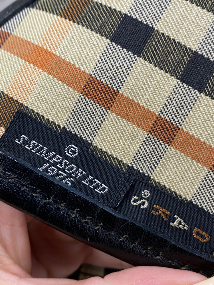 Fabulous Daks London Shoulder Bag One size Beige checked leather PM002