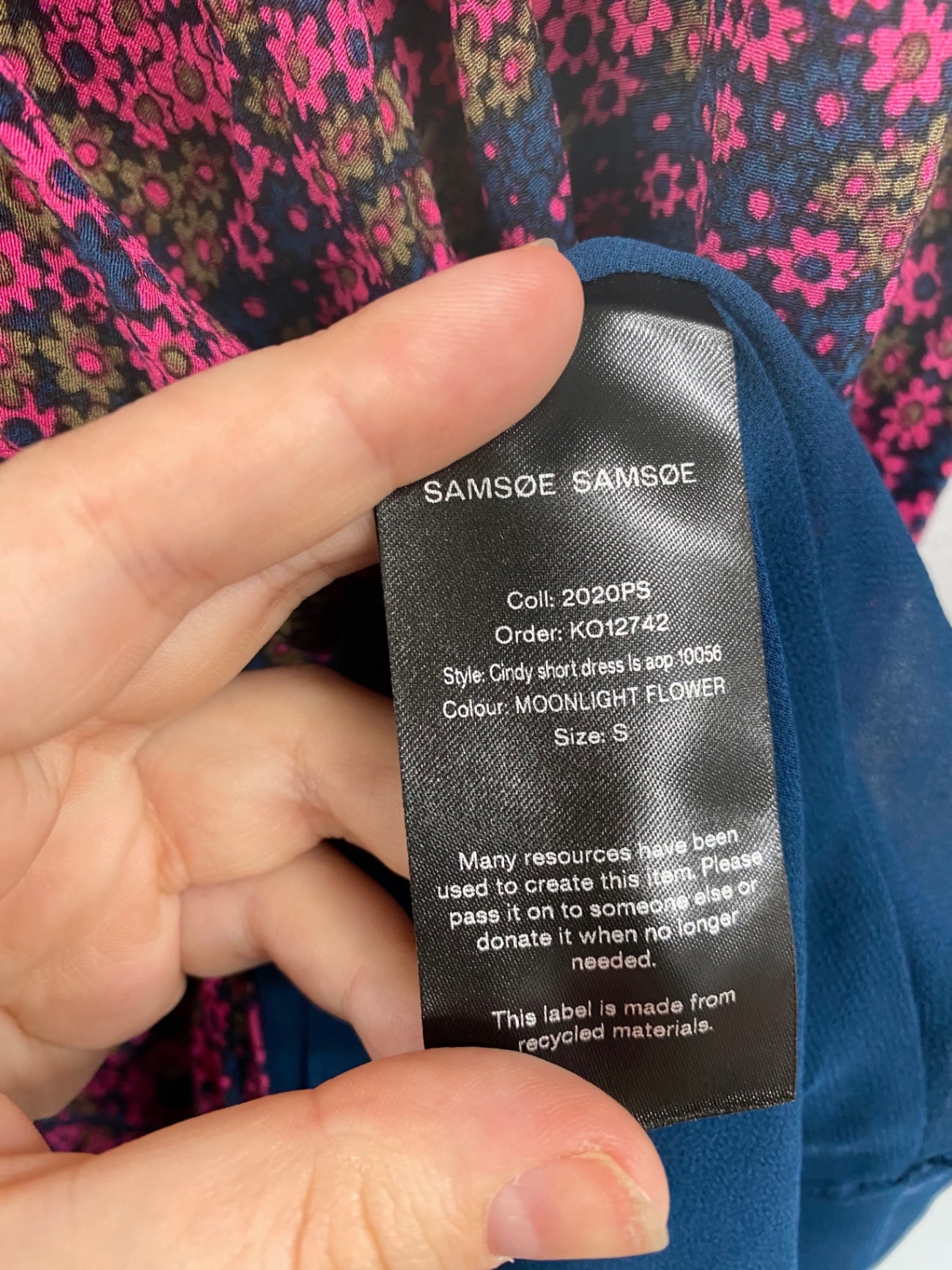 Fabulous Hush & Samsoe Ditsy Floral Tea Dress Duo UK S #401 FC001