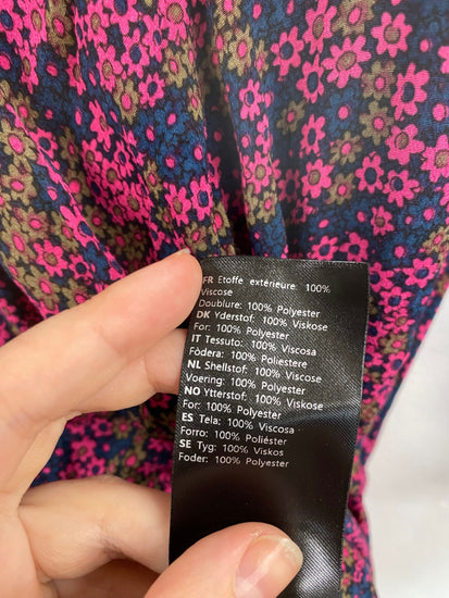 Fabulous Hush & Samsoe Ditsy Floral Tea Dress Duo UK S #401 FC001