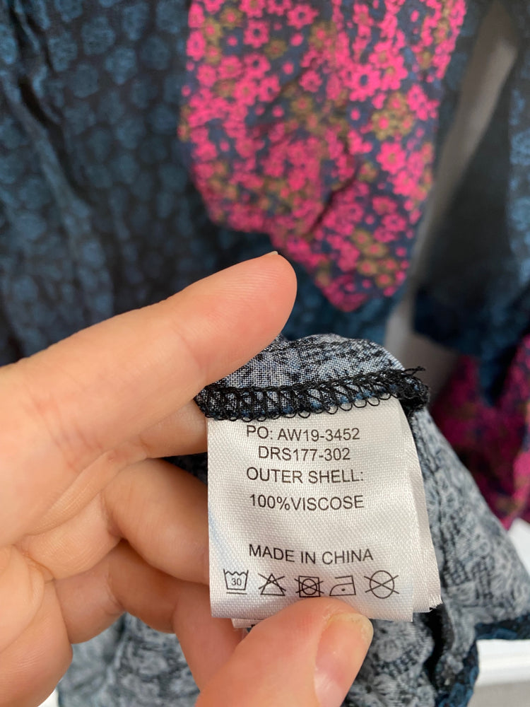 Fabulous Hush & Samsoe Ditsy Floral Tea Dress Duo UK S #401 FC001