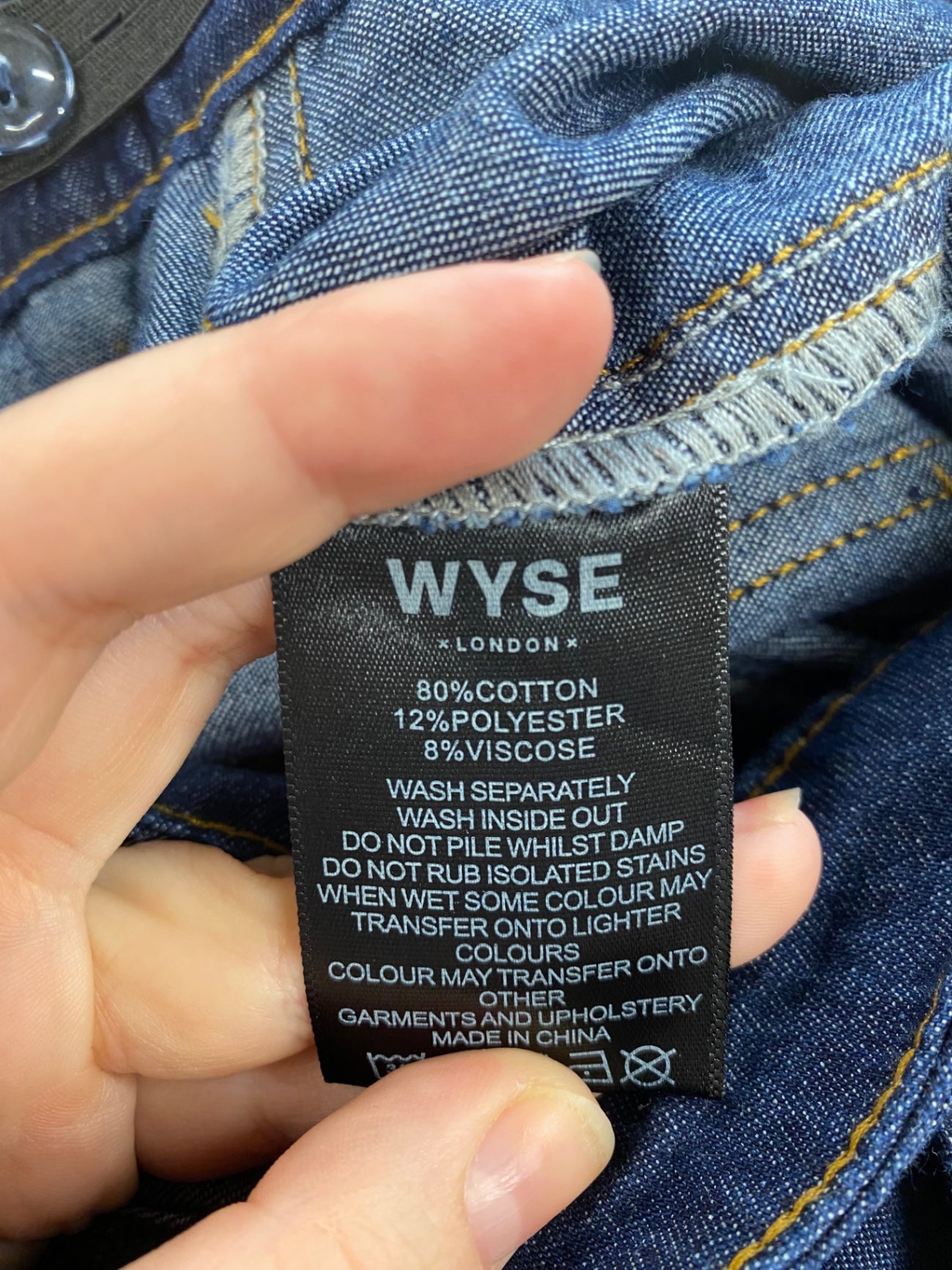 Fabulous Wyse of London Carpenter Jeans UK10 CM061