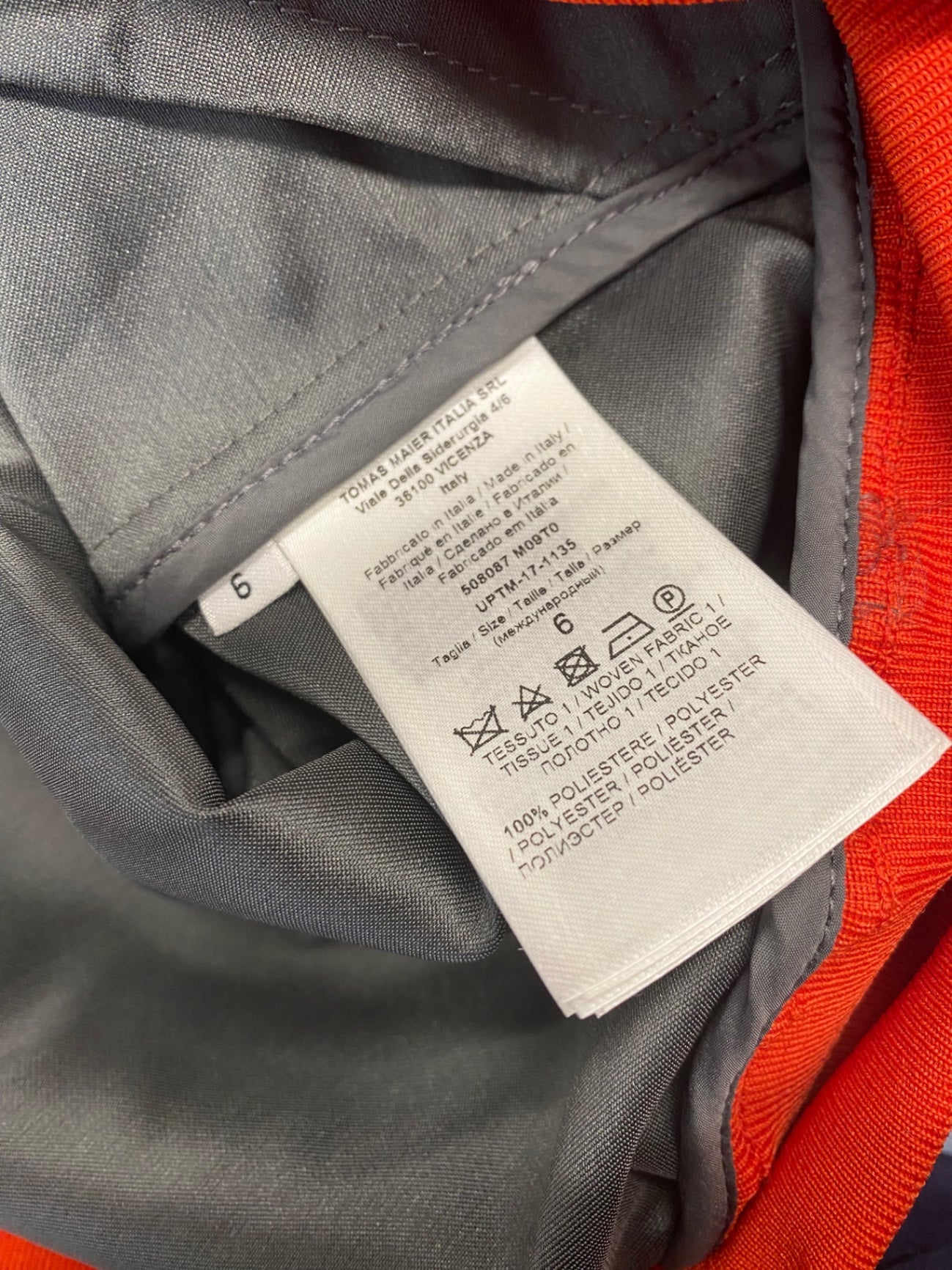 Fabulous Tomas Maier Bomber khaki flamingoes Jacket UK10 Grey & Camo LG005