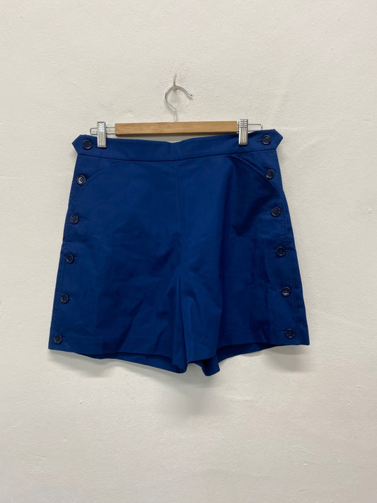 Fabulous & Other Stories vintage retro Shorts UK10 Blue 1960’s NM001