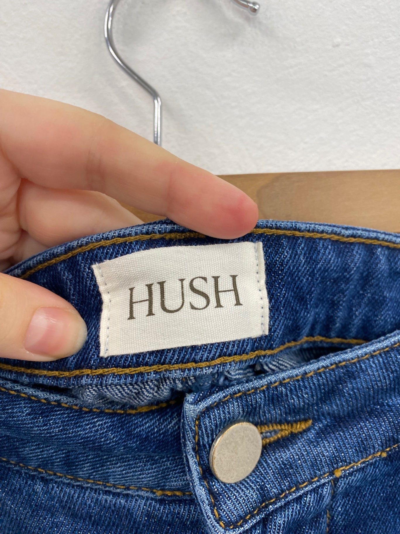 Fabulous Hush Dark Blue Wide Leg Jeans UK14 KE450