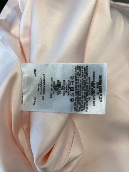 Fabulous Ted Baker Meline bow  Dress UK14 Pink Apricot LT272