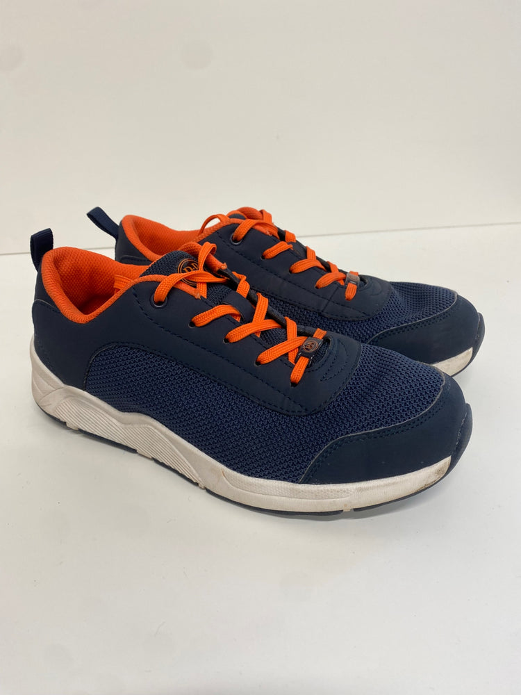 Fabulous Russell & Bromley Relay L Sneakers UK6 Navy blue with orange accents KM001