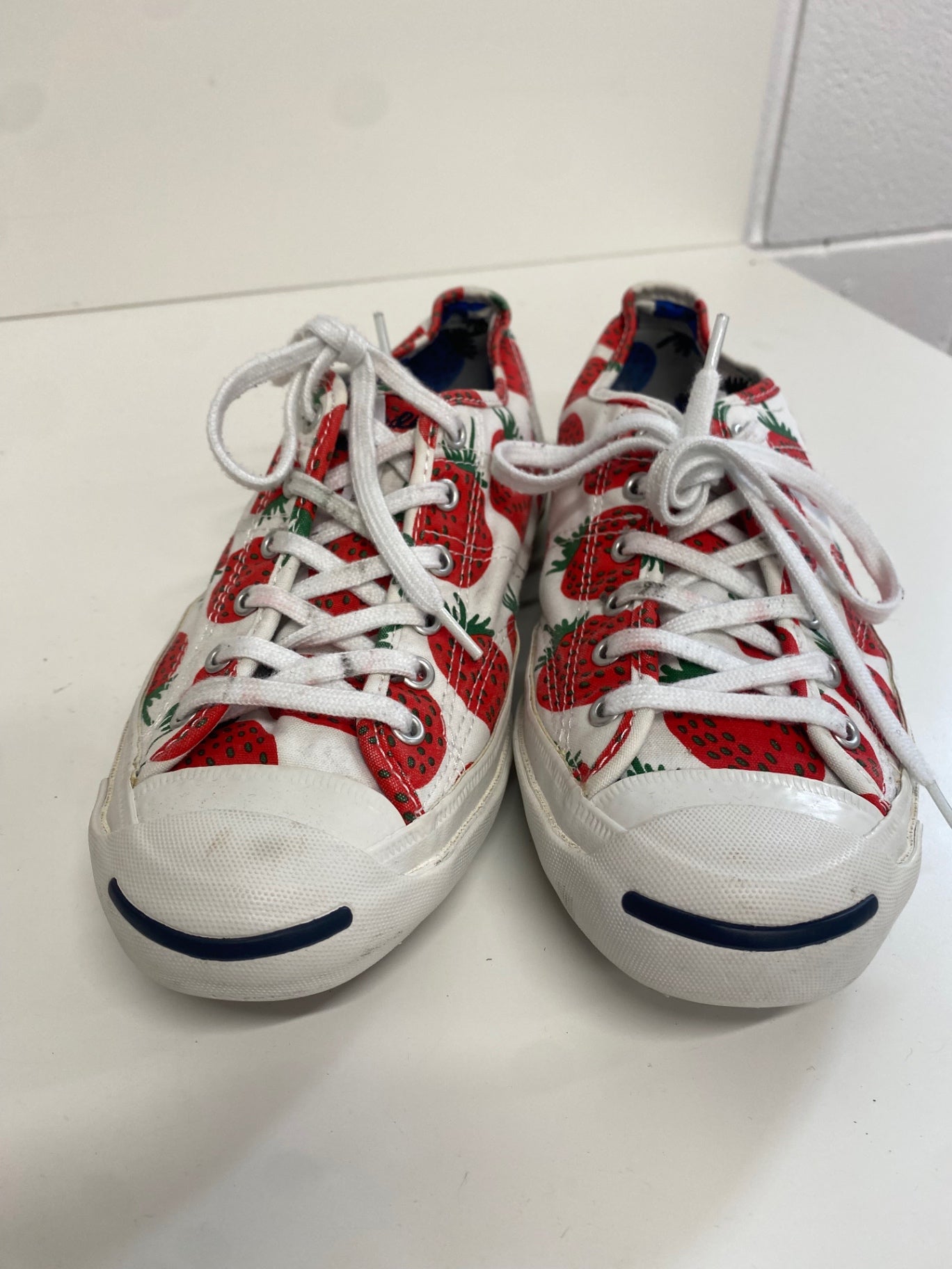 Fabulous Converse x Marimekko Jack Purcell strawberry Sneakers Uk5.5 White & red KM001