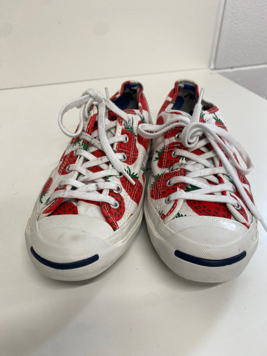 Fabulous Converse x Marimekko Jack Purcell strawberry Sneakers Uk5.5 White & red KM001