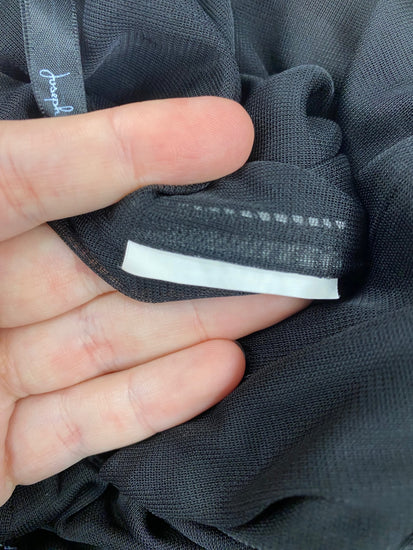 Fabulous Joseph Ribkoff Black Ruched Detail Midi Dress UK16 KM001