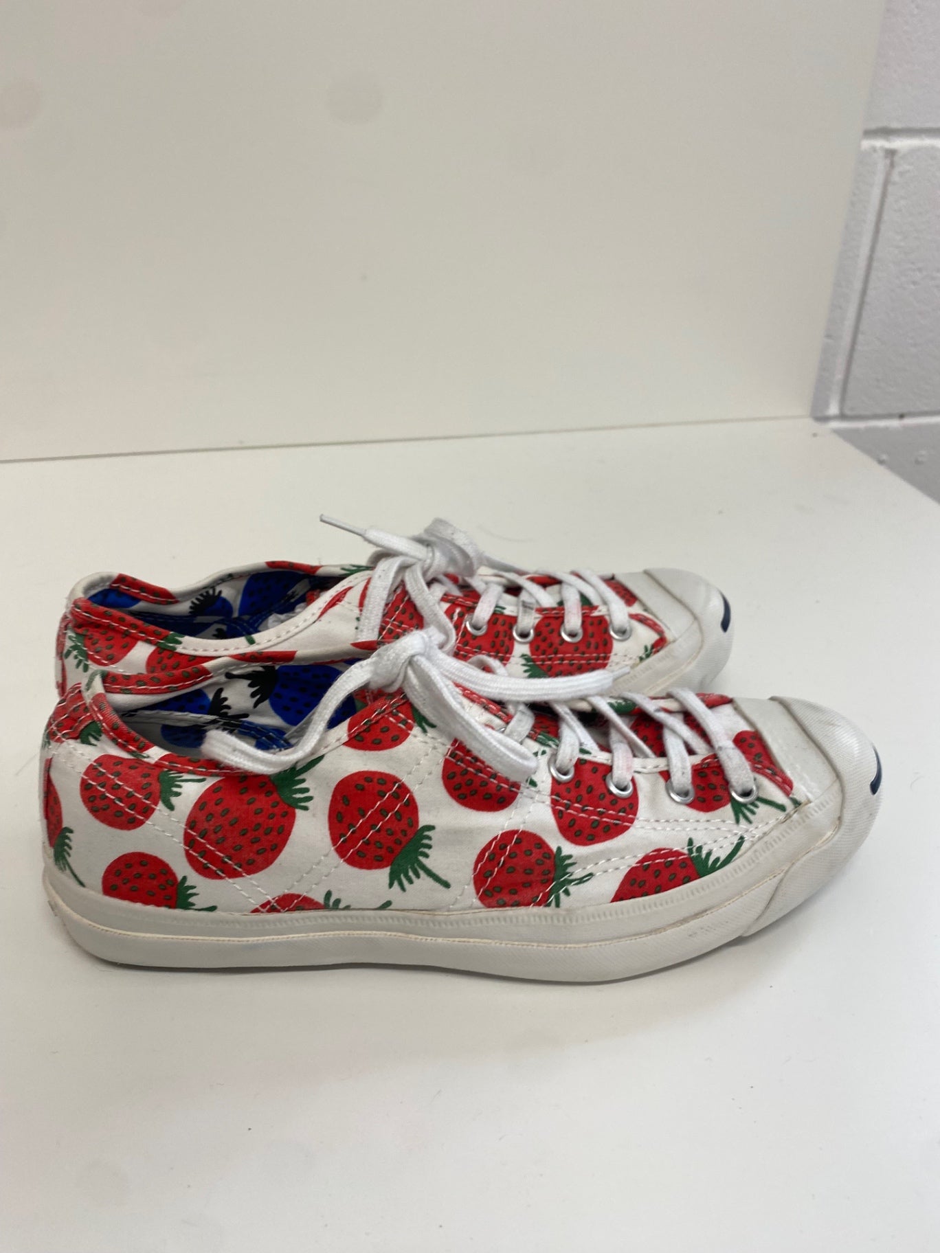 Fabulous Converse x Marimekko Jack Purcell strawberry Sneakers Uk5.5 White & red KM001
