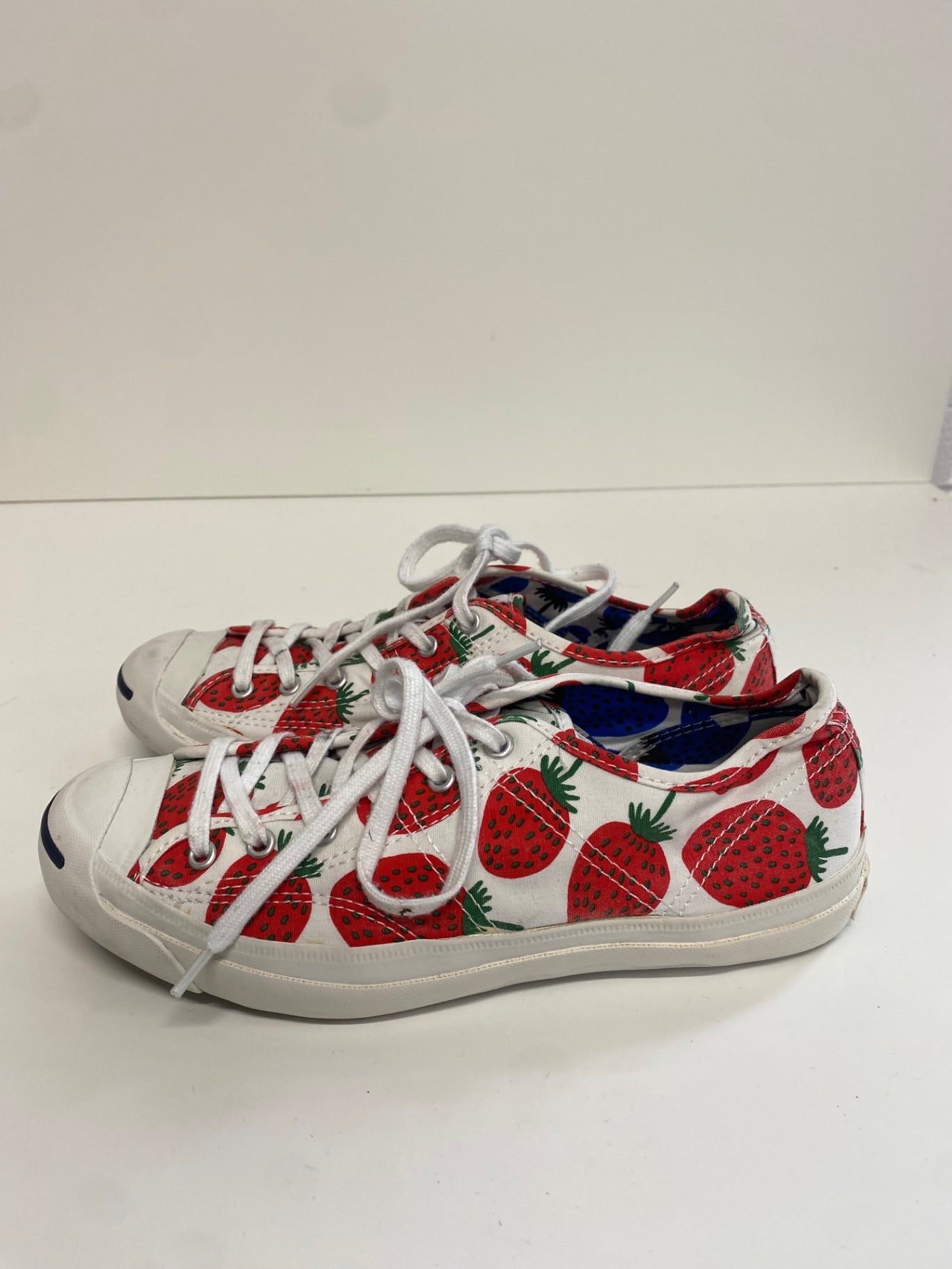 Fabulous Converse x Marimekko Jack Purcell strawberry Sneakers Uk5.5 White & red KM001