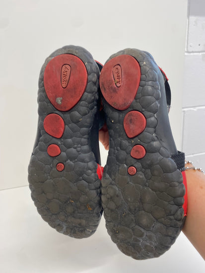 Fabulous Wolky leather walking Sandals UK6 Red & Black KM001