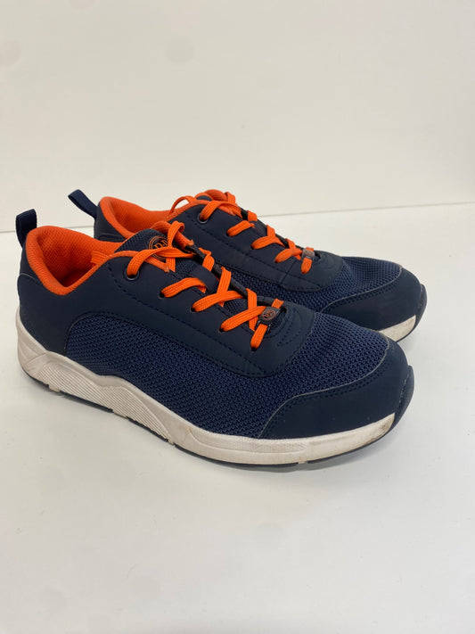 Fabulous Russell & Bromley Relay L Sneakers UK6 Navy blue with orange accents KM001