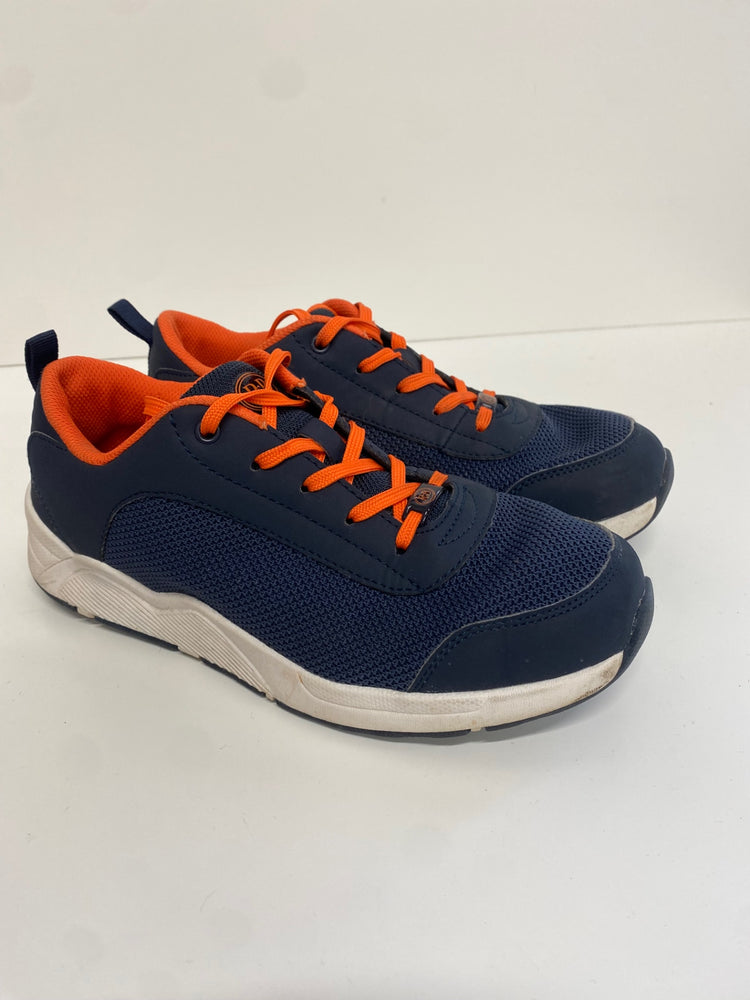 Fabulous Russell & Bromley Relay L Sneakers UK6 Navy blue with orange accents KM001
