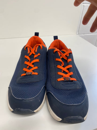 Fabulous Russell & Bromley Relay L Sneakers UK6 Navy blue with orange accents KM001