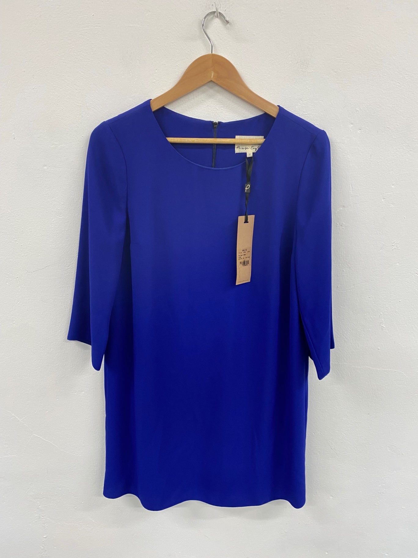 Fabulous Phase Eight Royal Blue Pia Pleated Midi Dress UK12 MD002