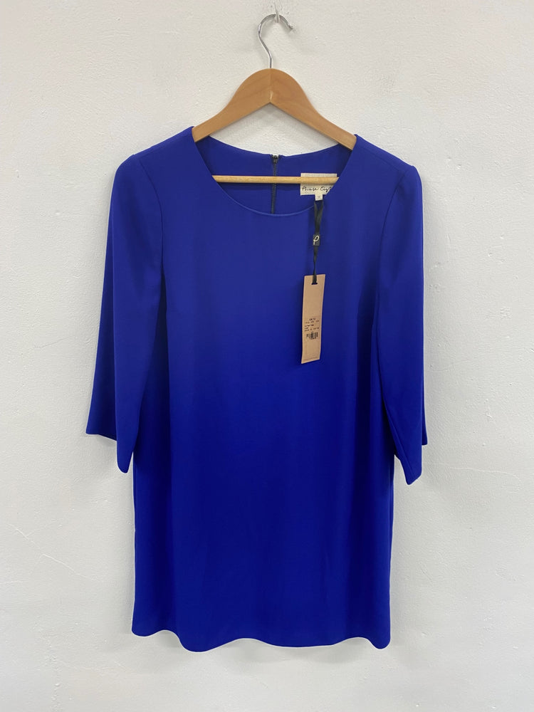 Fabulous Phase Eight Royal Blue Pia Pleated Midi Dress UK12 MD002