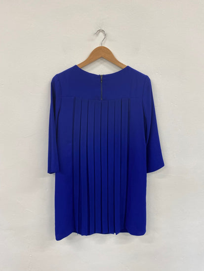 Fabulous Phase Eight Royal Blue Pia Pleated Midi Dress UK12 MD002