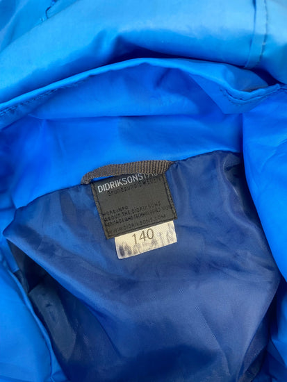 Fabulous DIDRIKSONS Raincoat Age 9-10 Blue Practical fun KM001